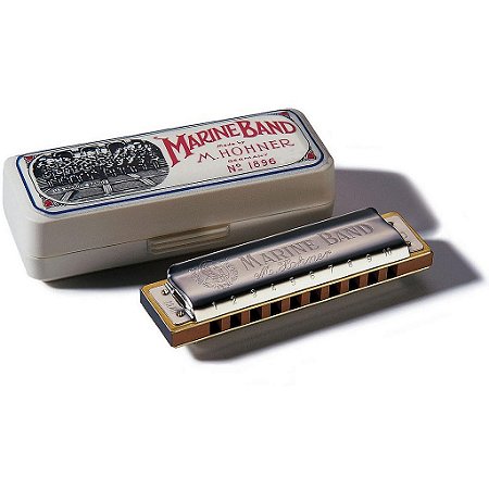 Gaita Harmônica Marine Band 1896/20 em C - Dó - Hohner