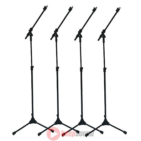 Kit 4 Pedestais Microfone PSU 0135 - RMV
