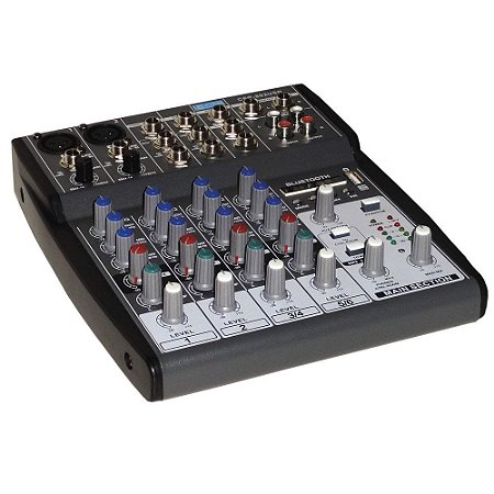 Mesa De Som Analógica 6 Canais 802 USB - CSR