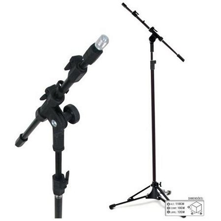 Pedestal Girafa Para Microfone PSU 0090CP - RMV