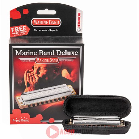 Gaita Diatônica Em La(A) MARINE BAND DELUXE A - HOHNER
