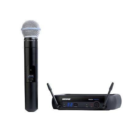 Microfone Profissional Sem Fio Pgxd24/beta 58-x8 - Shure