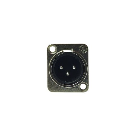 Conector Xlr Macho Painel Cs201 - Custom Sound