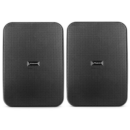 Caixa de Ambiente Outdoor (Par) 80W 5 pol Preta CS 5 - FRAHM