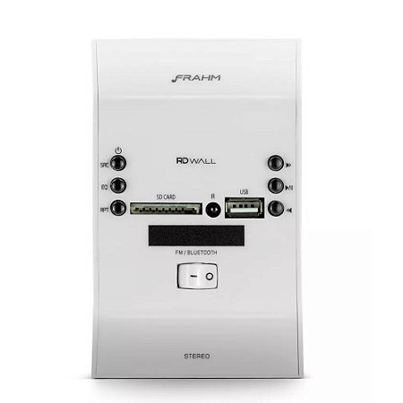 Amplificador de Parede 60W  Branco RD WALL - FRAHM
