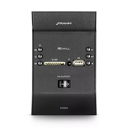 Amplificador de Parede 60W Preto RD WALL - FRAHM