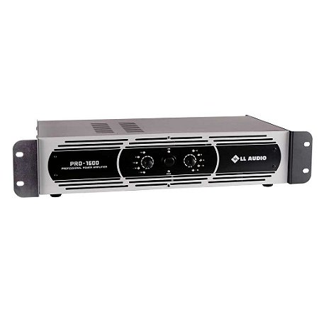 Amplificador de Potência 400W PRO 1600 - LL AUDIO