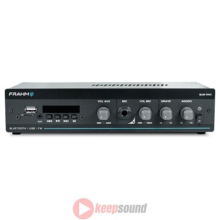 Amplificador de Sonorização de Ambiente 40W SLIM 1000 G5 - FRAHM