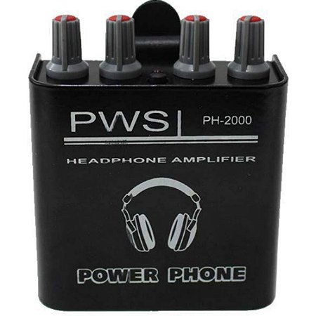 Amplificador Para Fone De Ouvido 2 Canais PH2000 - PWS