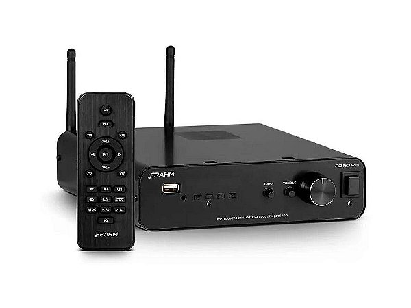 Amplificador Receiver Som Ambiente WI-FI USB RD160 - FRAHM