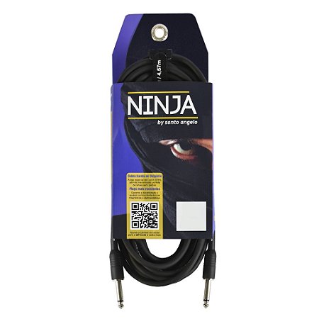 Cabo Para Instrumentos P10 M / P10 M 4,57 metros NINJA CABLE B - SANTO ANGELO