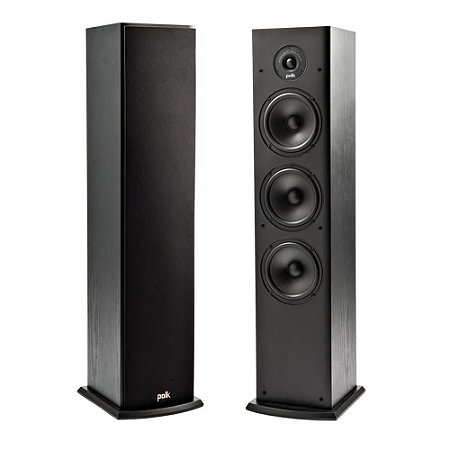 Caixa Acústicas Torre T50 100W Preto (Par) - Polk Audio