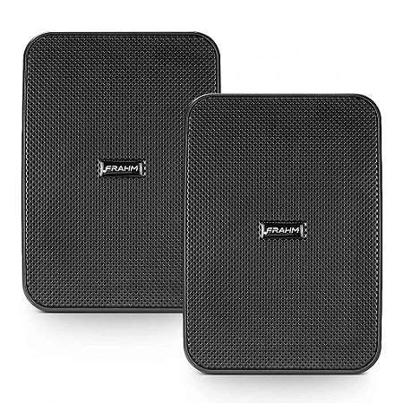 Caixa de Ambiente (Par) 60W 4 polegadas Preta CS 4 - FRAHM