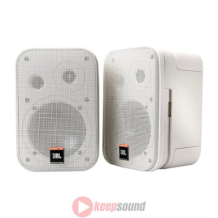 Caixa de Som Ambiente (Par) Branca 150W CONTROL 1 PRO - JBL