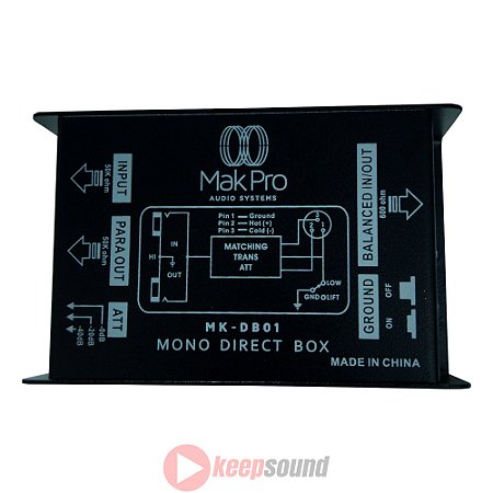 Direct Box Passivo MK-DB01 - Mak Pro