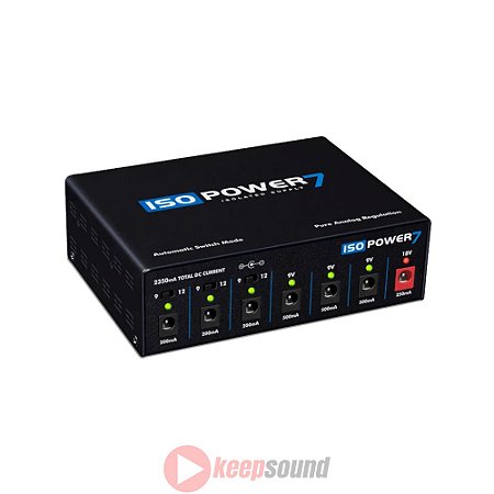 Fonte de Energia Isolada Por Seção Para 7 Pedais ISOPOWER 7 - LANDSCAPE