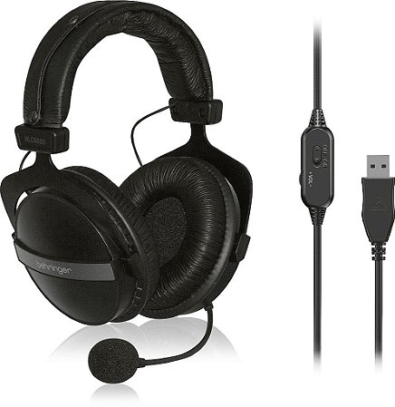 Headphone USB com  microfone HLC660U - BEHRINGER