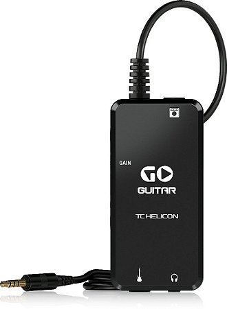 Interface De Áudio Portátil GO GUITAR - TC HELICON