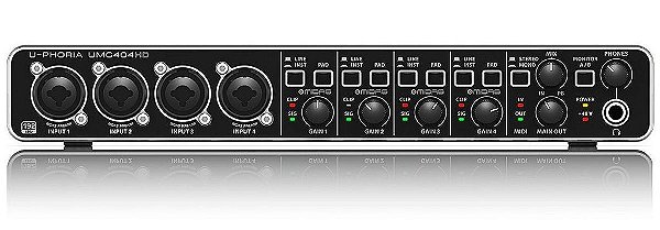 Interface De Áudio Behringer U-Phoria UMC 404HD - BEHRINGER