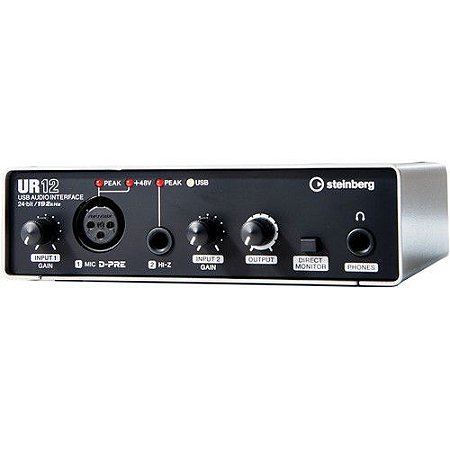 Interface De Áudio USB 2.0 2X2 UR12 - STEINBERG