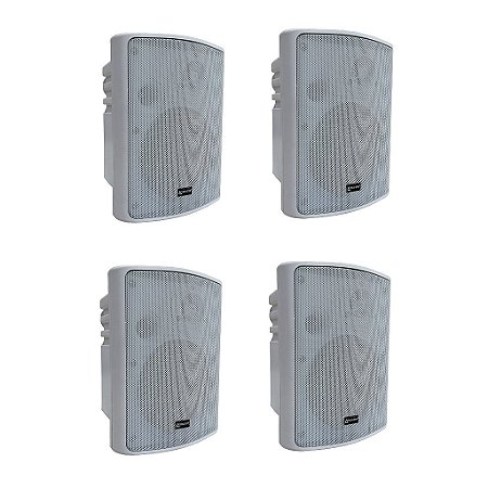 Kit 2 Pares Caixa de Ambiente 30W LSA05 WH - LEXSEN