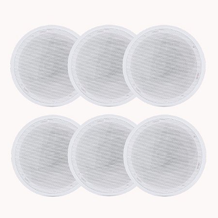 Kit 3 Pares - Arandela 55W Redonda Branca 8R 6P - Orion LESON