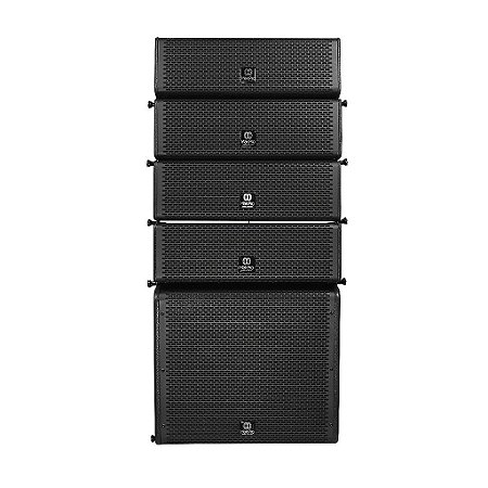 Kit Line Array 1200W 4x células + Subwoofer MK-LA15SWA + MK-LA4.5P - MakPro