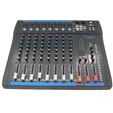 Mesa De Som 8 Canais OMX 82 - ONEAL