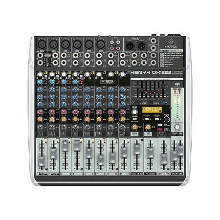 Mesa de Som Analógica 12 Canais XENYX QX1222 USB - BEHRINGER