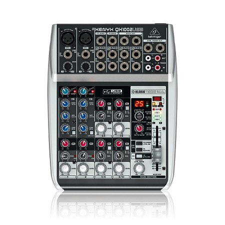 Mesa de Som Analógica 2 Canais XENYX QX1002USB - BEHRINGER