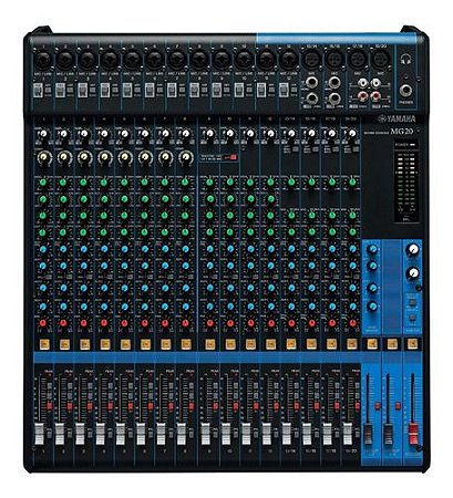 Mesa De Som Analógica Com 20 Canais MG20XU - YAMAHA