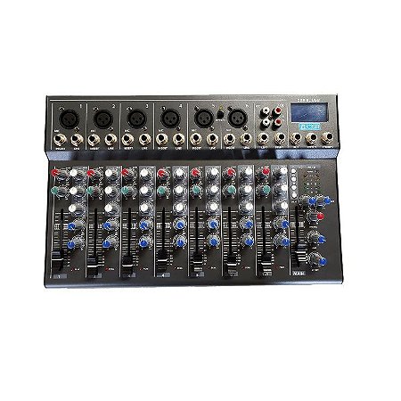 Mesa De Som Analógica Com 8 Canais 8L USB - CSR