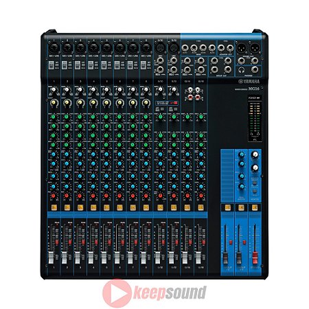 Mesa de Som Analógico 16 Canais MG16 - YAMAHA