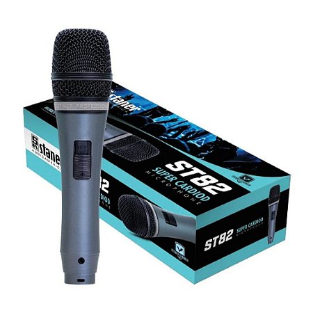 Microfone De Mão Dinâmico Super Cardioide ST-82 - STANER