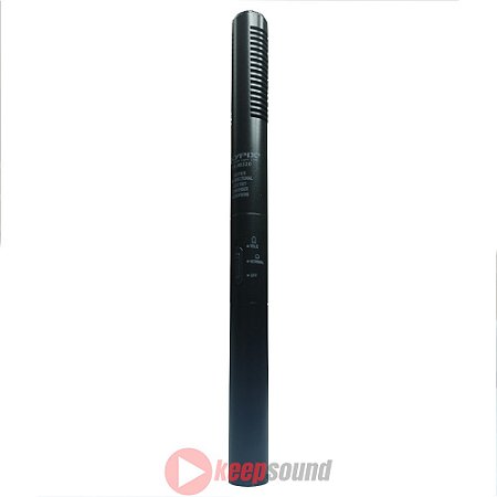 Microfone Com Fio Shotgun Super Unidirecional SK-M320 - SKYPIX