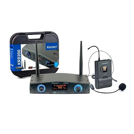 Microfone Sem Fio Head Set KRD200 SH - Karsect