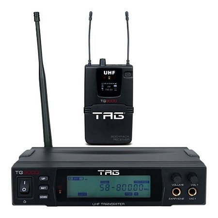 Monitor Pessoal In Ear Sem Fio TG-9000 - TAG BY TAGIMA
