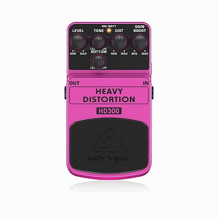 Pedal de Distorção Para Guitarra HD300 - BEHRINGER