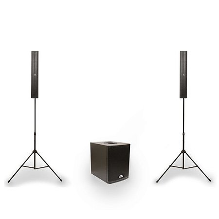 Sistema de Som PA Vertical 700W DVA1200 - DBR
