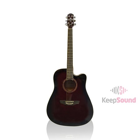 Violão 6 Cordas de Aço Elétrico LE30C WR - STRINBERG