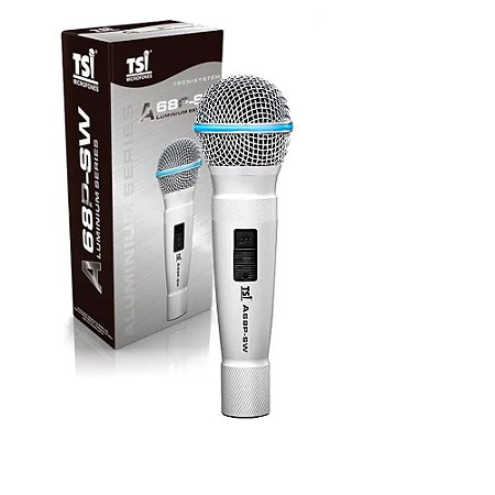 Microfone Profissional Dinâmico A-68-P-SW - TSI