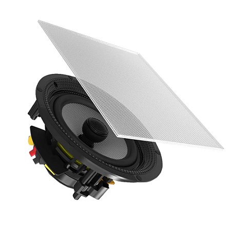 Caixa de Som de Embutir 75W (Arandela Coaxial Quadrada) S5 - BSA