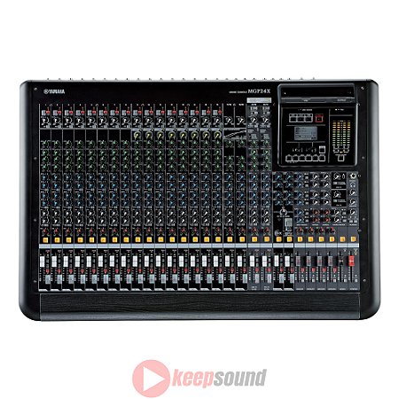 Mesa de Som Analógica 24 Canais 6 auxiliares MGP24X - YAMAHA