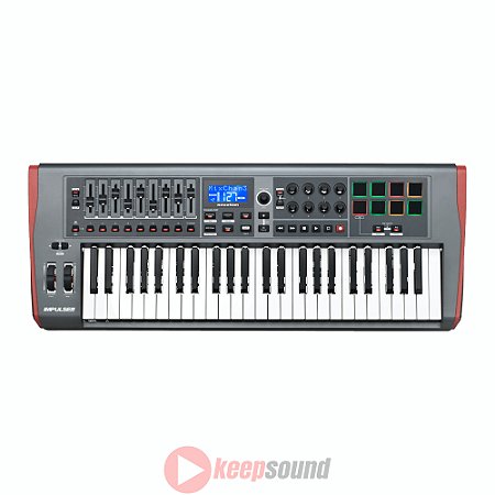 Teclado Controlador MIDI/USB 49 Teclas IMPULSE 49 - NOVATION