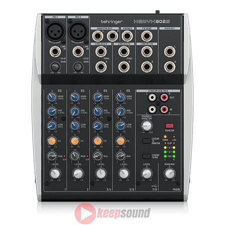 Mesa de Som Analógica 8 Canais XENYX 802S - BEHRINGER