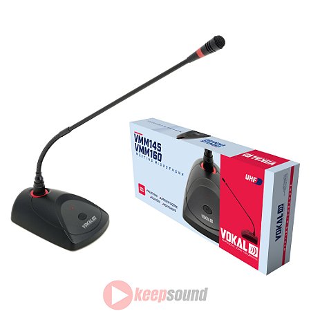 Microfone Profissional Gooseneck 45cm VMM145 - VOKAL