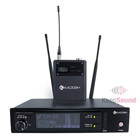Microfone Profissional Headset Sem Fio K1201H - KADOSH