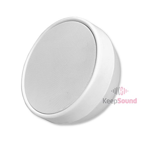 Caixa Para Sonorização de Ambiente Branca 120W BALL - MS AUDIO
