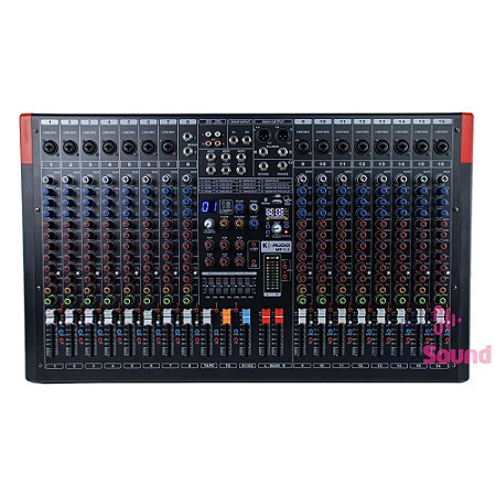 Mesa de Som 16 Canais MP 16.6 - K-AUDIO