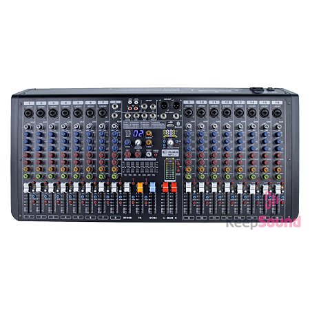 Mesa de Som 16 Canais MP 16.2 - K-AUDIO